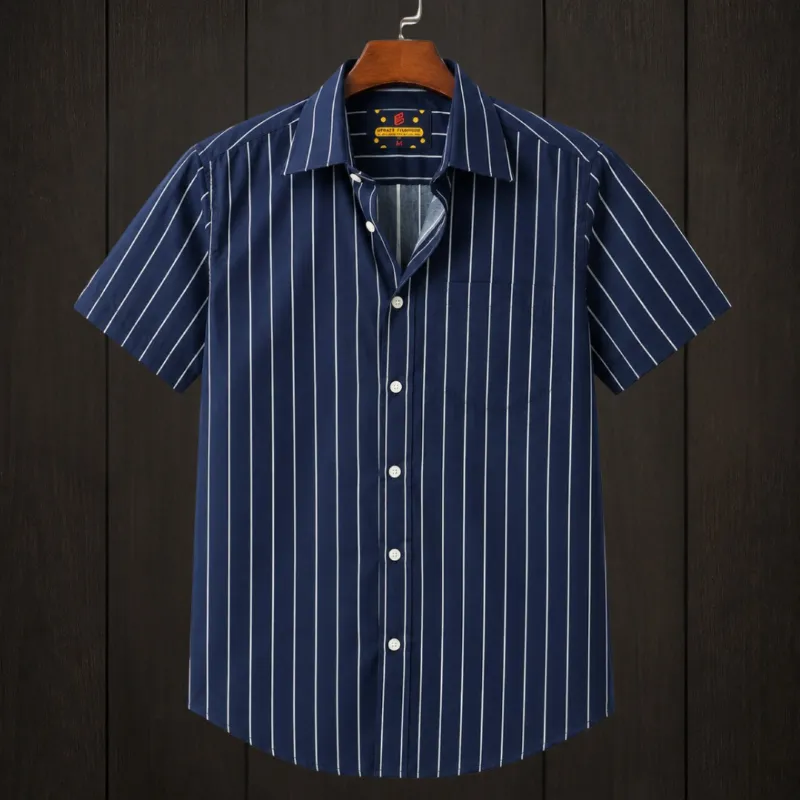 Men's Soft Cotton Half Sleeve Shirt, Sizes M to XXL