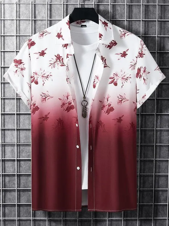 Men's Half Sleeve Slim Fit Cotton Shirt, M to XL