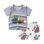 Baby Pure Cotton T-Shirt and Pant Combo Set, 6M to 18-24M