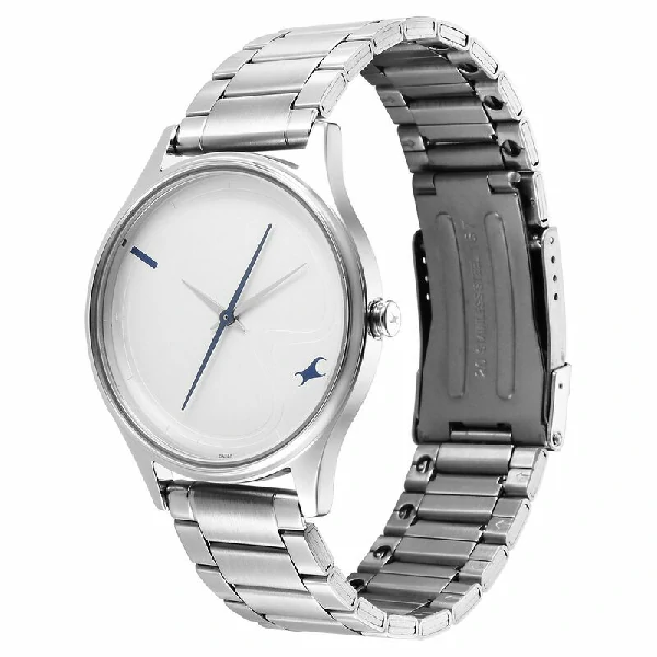 Fastrack NS3290SM01 Stunners Quartz Analog Silver Dial Metal Strap Watch