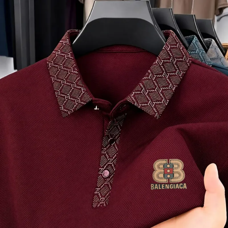 Men's PK Cotton Polo Shirt with Sticker Logo, M to XXL