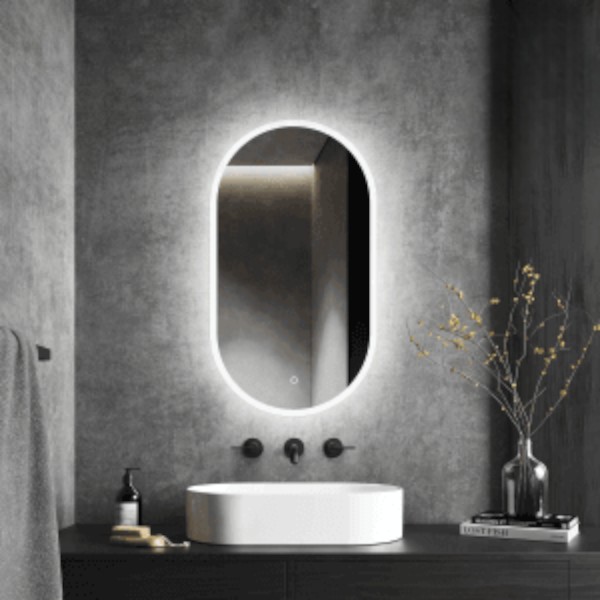 LED Touch Mirror Oval High intensity LED Mirror