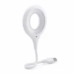 "USB Smart Voice Control LED Light - Offline Voice Activated, 360° Flexible Plug & Play Reading Lamp for Laptop, Power Bank & Bedside (No WiFi Needed)"