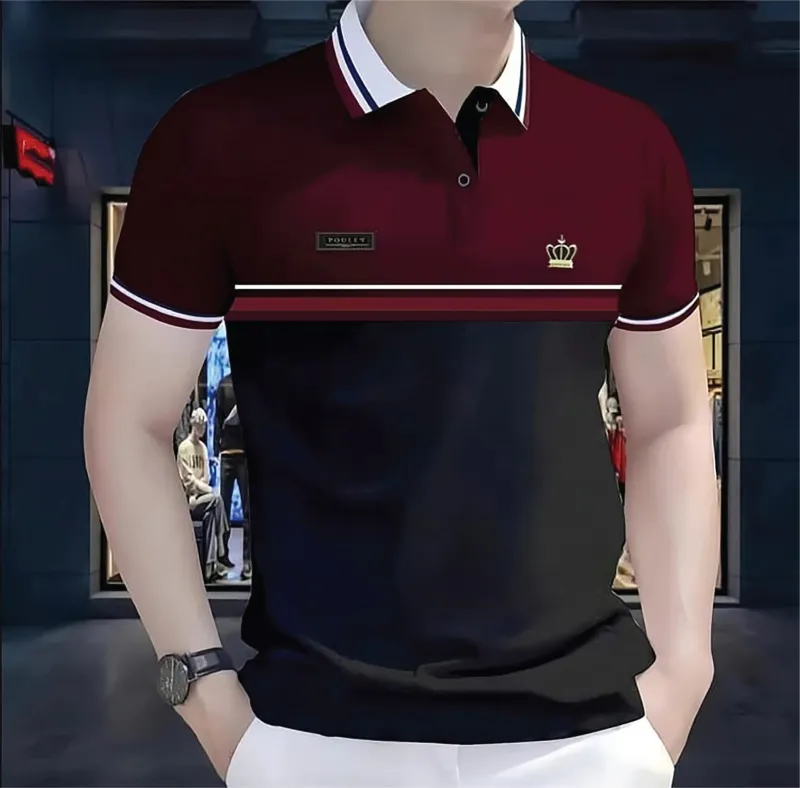 Men's Half Sleeve Polo Shirt, PK Cotton 200 GSM, Chest 38 to 42 Inch