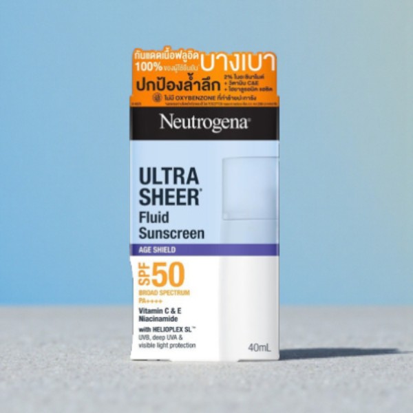 Neutrogena Ultra Sheer Fluid Sunscreen SPF 50 PA++++ 40ml (Korea)