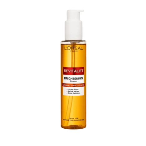 L'Oreal Revitalift Vitamin C + Salicylic Acid Brightening Cleanser 150ml (Poland)