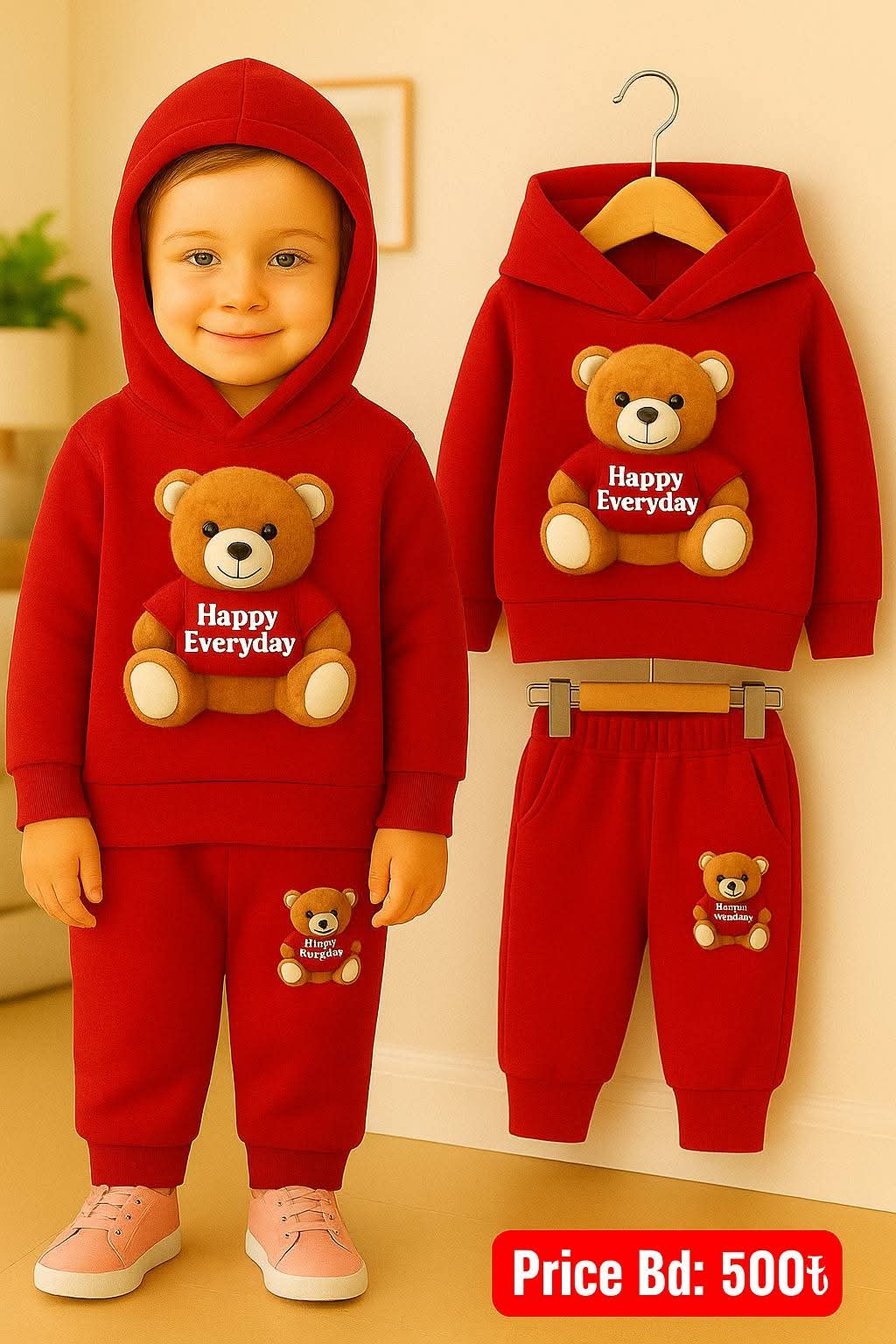 Baby Two-Piece Hoodie Set, DTF Print, 3-6M to 9-10Y