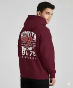 Unisex Printed Drop Shoulder Hoodie, 280 GSM, Length 27 to 30 Inch