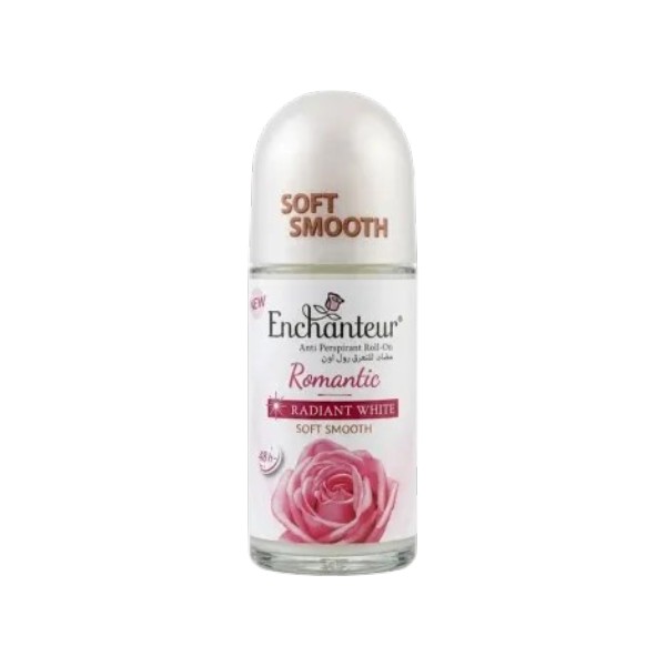 Enchanteur Romantic Radiant White Soft Smooth Anti Perspirant Roll On 50ml (Vietnam)