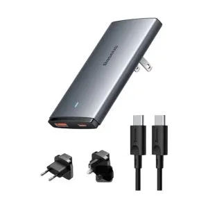 Baseus GaN5 Pro CCGP150113 USB & USB-C 65W Gray Charger