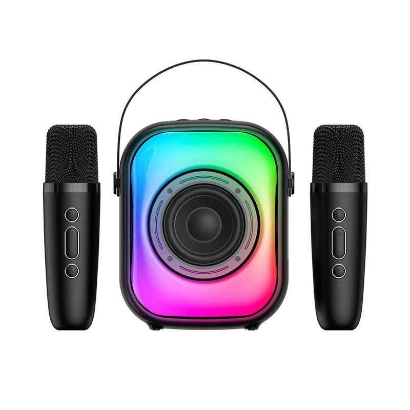 Onikuma L7 Mini RGB Bluetooth Speaker with Dual Microphone Black