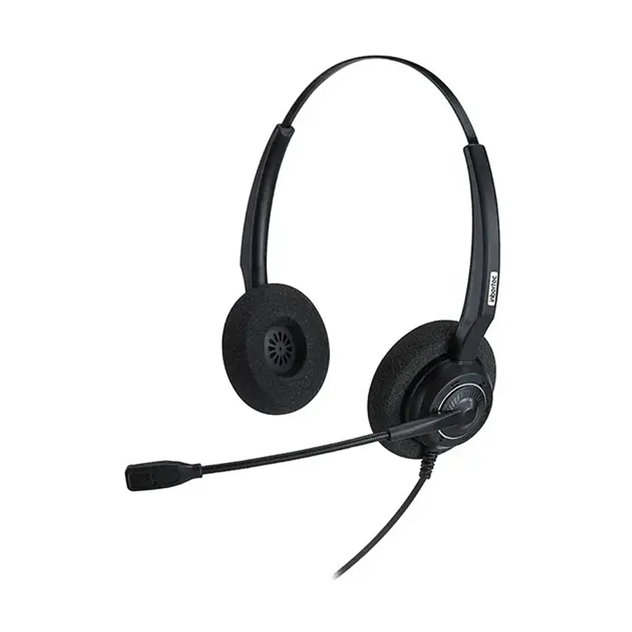 Inbertec UB200DM Wired USB Noise Cancelling Headset Black