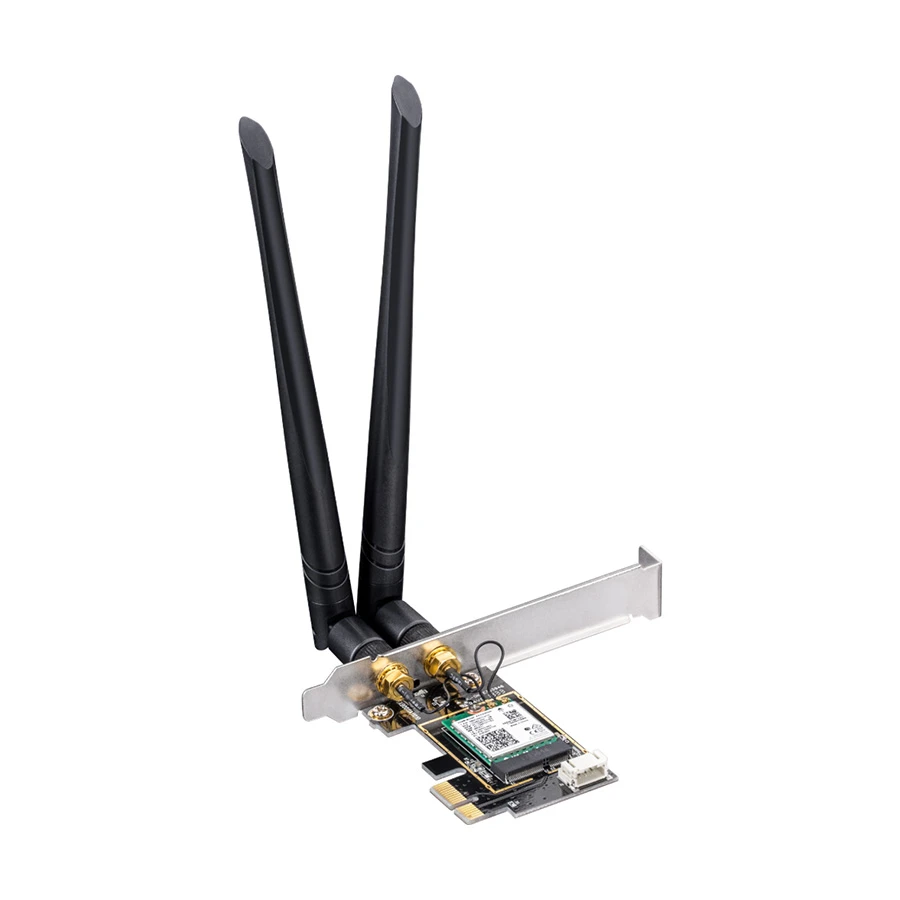 Cudy WE3000 2.0 AX5400 Wi-Fi 6E & Bluetooth 5.2 PCIe Adapter