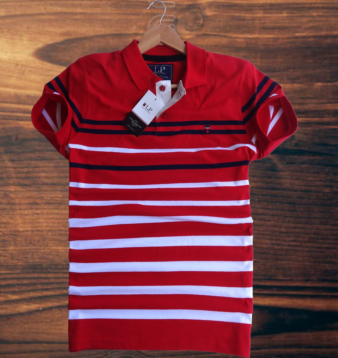 Men's Knit-Dyed Cotton Polo Shirt, 190 GSM, Size M, 3 Colours