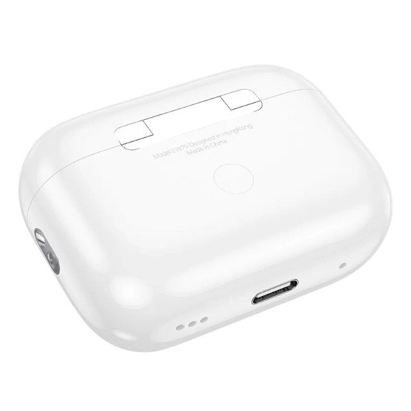 Hoco EW79 Bright ANC Touch Screen Bluetooth Earbuds – White