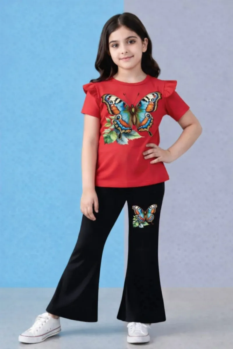 Kids' Half Sleeve Cotton Knit T-Shirt and Pant Set, 6 Colours