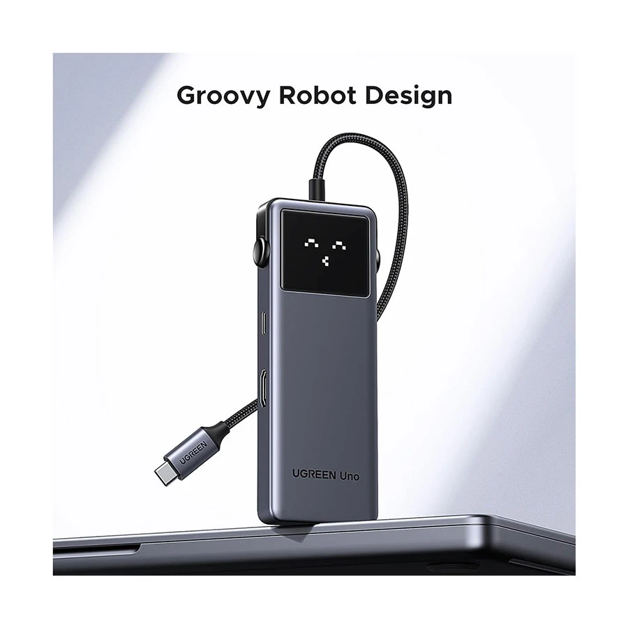 UGREEN CM888 (35998) USB-C to HDMI, Tri Type-C & Dual USB Hub Black