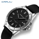 Crrju New 5025 Men's & Ladies' Waterproof Watch (black)