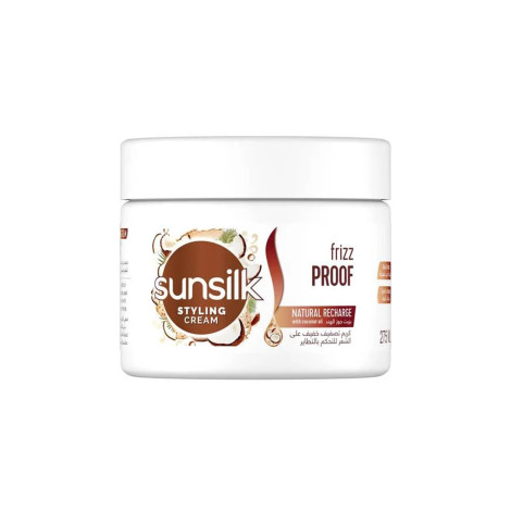 Sunsilk Frizz Proof Styling Cream With Coconut Oil 275ml (UAE)