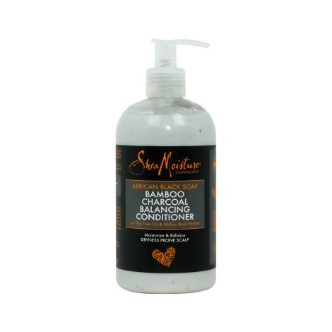 Shea Moisture African Black Soap Bamboo Charcoal Balancing Conditioner 384ml (USA)