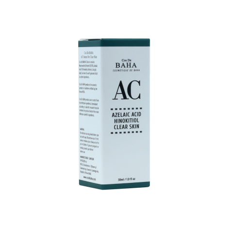 Cos De BAHA Azelaic Acid Hinokitiol Clear Skin Serum (AC) 30ml (Korea)