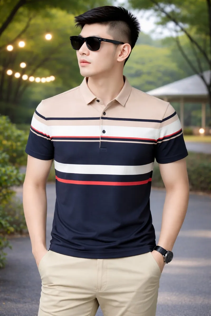 Men's Polyester Polo Shirt, 170 GSM, Sizes M and L