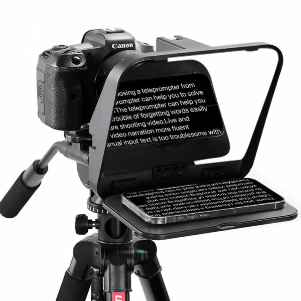 ULANZI RT02 Universal Teleprompter for Camera, Tablet, Smartphone with Remote Control