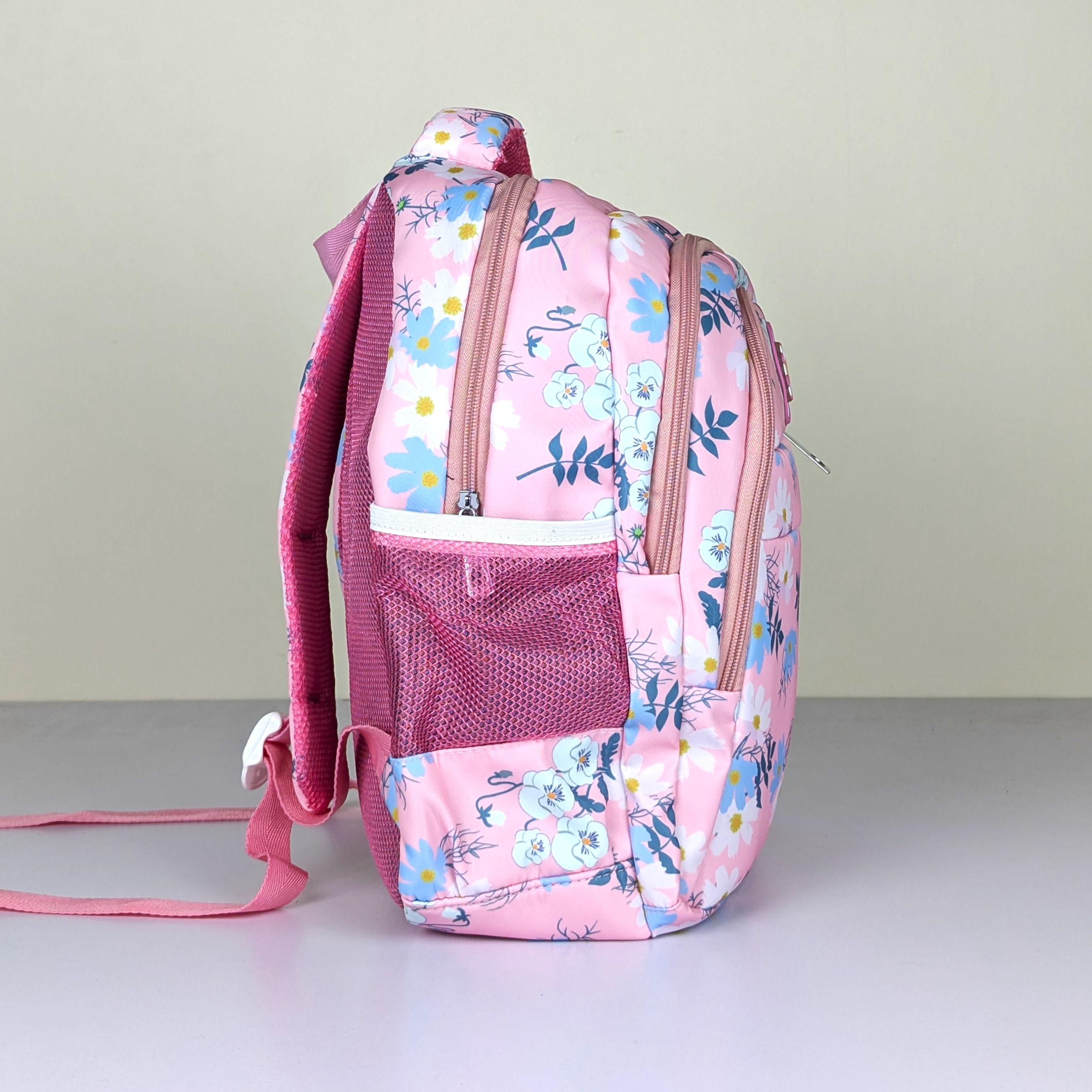 Floral Print Backpack For Kids