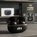 HnB Y17 Mini True Wireless Earbuds – Ultra-Compact In-Ear TWS with Matte Black Finish, Digital LED Battery Display & 20H Playtime