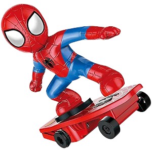 Spider Man Car-Styling Toy Spiderman Stunt Car With Skateboard