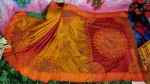Dhupian Silk Saree, Embroidery and Block Print, 6 Colours