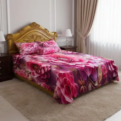 China Premium 3D Design Bed Sheet
