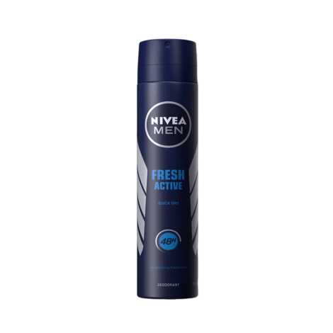 Nivea Men Fresh Active 48H Quick Dry Deodorant 150ml (Thailand)
