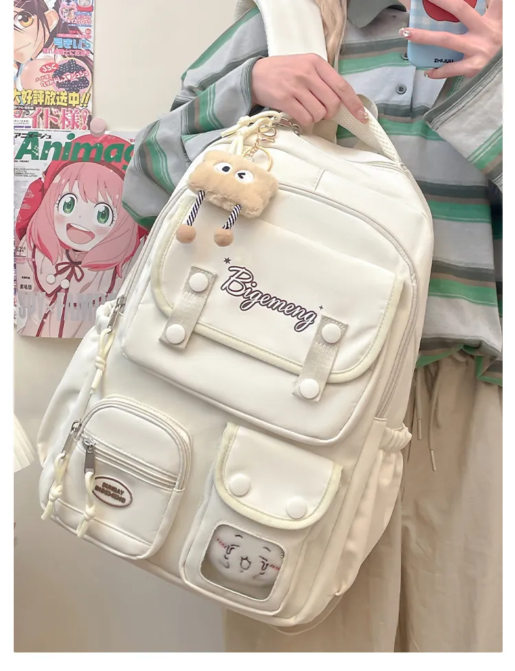 Student School Backpack with Doll for Primary and High School