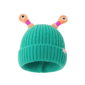 Winter Child Cute LED Little Monster Hat