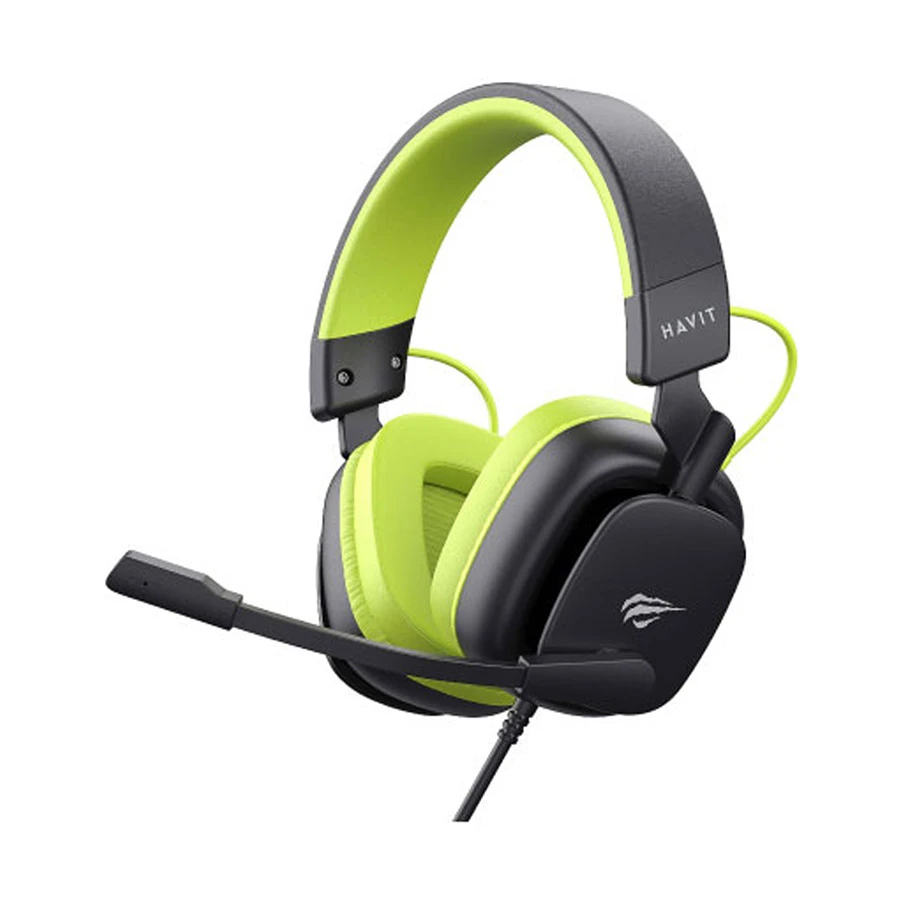 Havit Gamenote H2048U USB 7.1 Black & Green Gaming Headphone