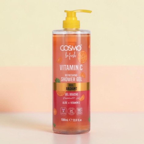 Cosmo Feel Radiant Vitamin C Refreshing Shower Gel 1000ml (UAE)