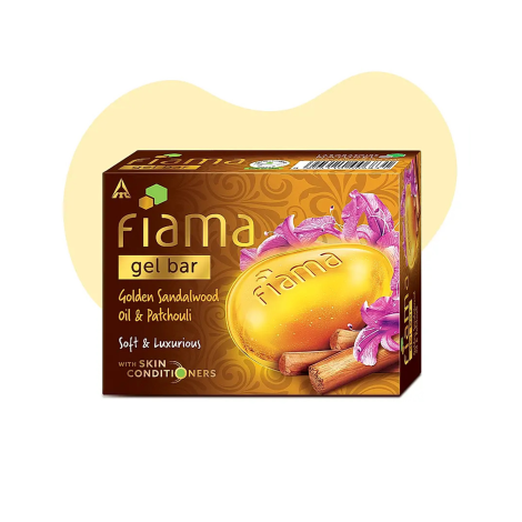 Fiama Golden Sandalwood oil & Patchouli Gel Bar 125g (India)
