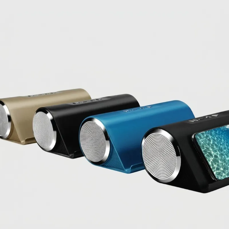 LP-V9A Wireless Bluetooth Speaker with Built-in Phone Stand