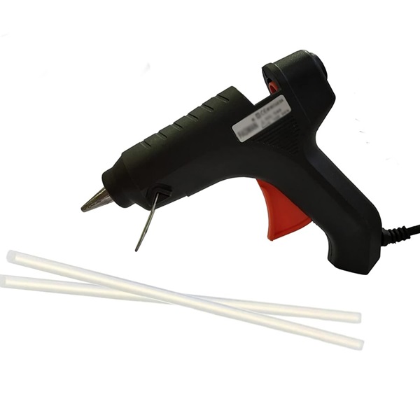 Hot Melt Glue Gun Kit for Quick Repairs with Free 02 Glue Sticks