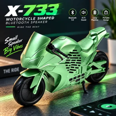 X-733 Motorcycle Shaped Portable Wireless Bluetooth Speaker