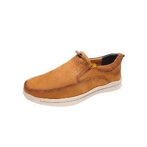 23018 Brown Cross Border real leather men's trend leisure wear