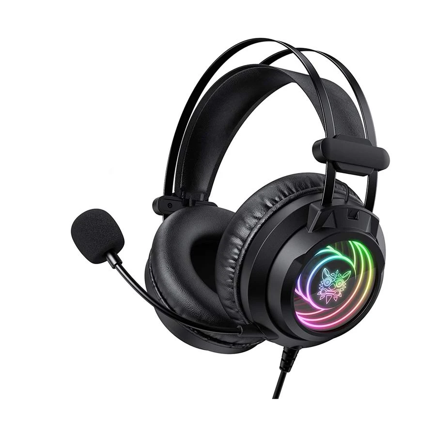 Onikuma X80 RGB Wired Black 7.1 Surround Sound Gaming Headphone