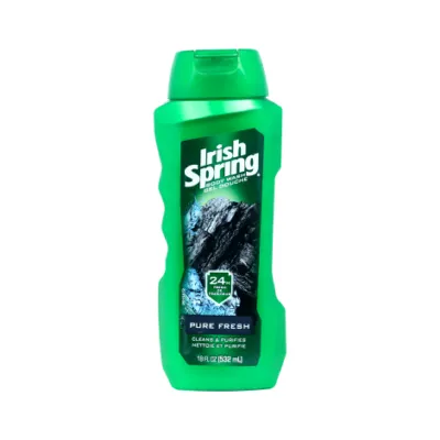 Irish Spring Pure Fresh With Charcoal Body Wash 532ml (USA)