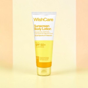 Wishcare sunscreen body lotion SPF 50+ pa+++ 100ml (Indonesia)
