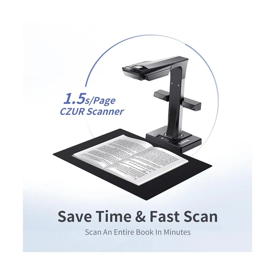CZUR ET18 Pro Document & Book Scanner without Wi-Fi (A3, 18MP)