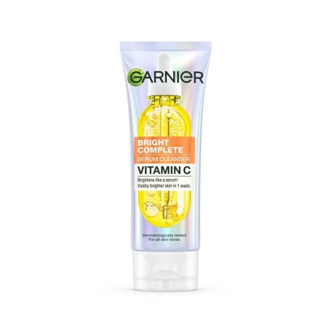 Garnier Bright Complete Vitamin C Serum Cleanser 100ml (Indonesia)