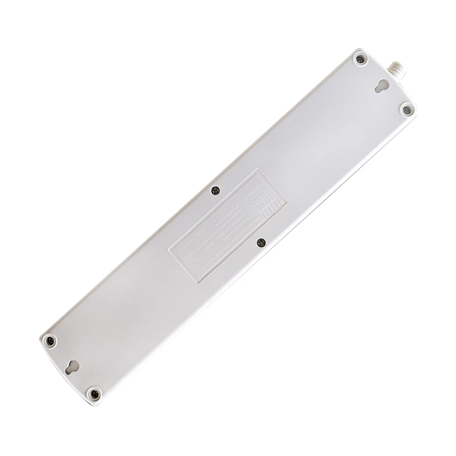Many MTS-1105 2 Pin 5 Port Power Strip, 10 Meter, White
