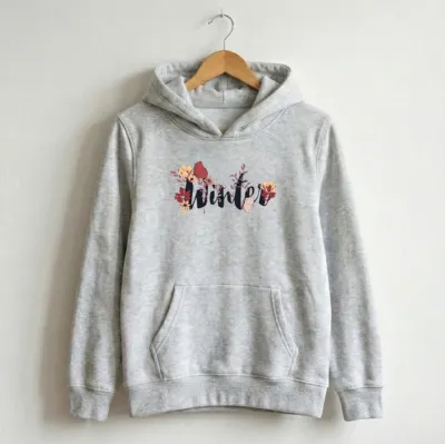 Premium Comfortable Printed Ladies Winter Hoodie