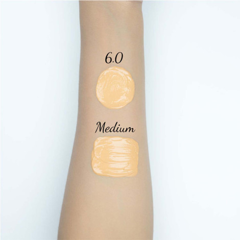 Gueriness Full Cover Matte Foundation - 6.0 Medium (Hong Kong)